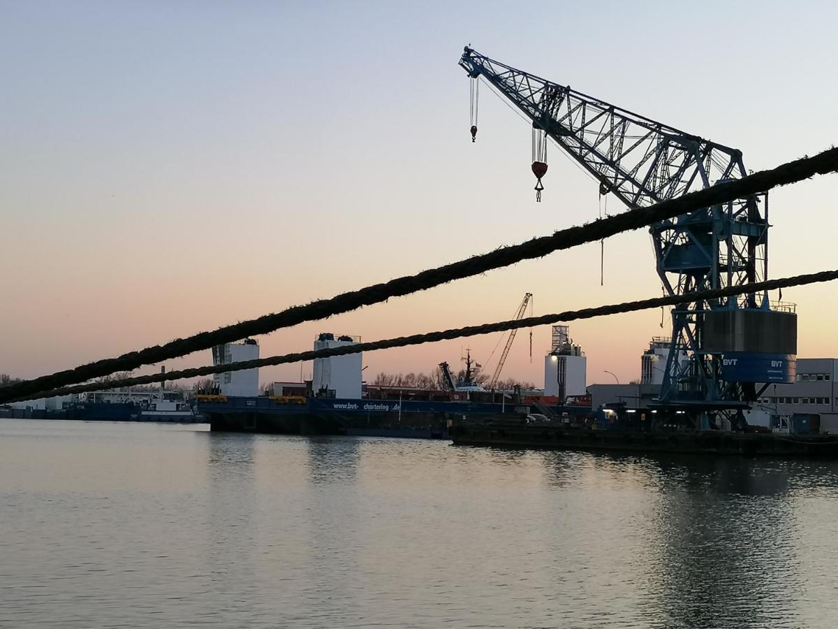 Ferienwohnung Breitschuhs Havenwelten Bremerhaven Exterior foto